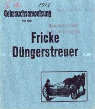 Gebrauchsanweisung für den Düngerstreuer