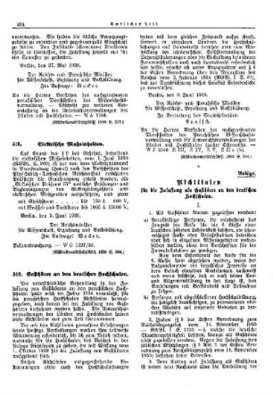 Gasthörer an den deutschen Hochschulen : [Wissenschaft] ; [Für das Reich] ; [Amtliche Erlasse] ; [Amtlicher Teil]