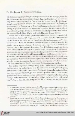 X. Das Primat der Wissenschaftlichkeit