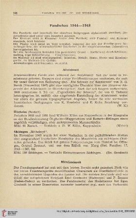 Fundschau 1944 - 1948