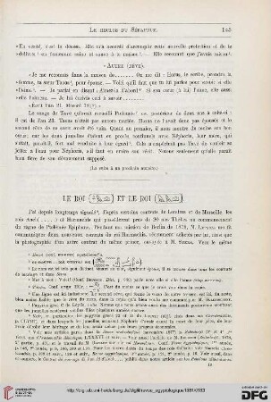 2: Le roi Anchmachis et le roi Harmachis