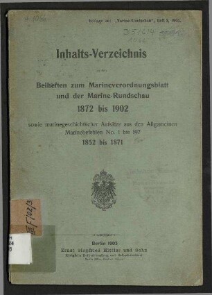 Marine-Rundschau; Jg. 14