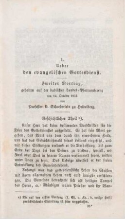 517-603 Ueber den evangelischen Gottesdienst : zweiter Vortrag
