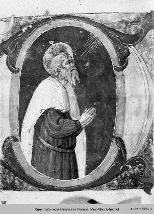 Psalter : Historisierte Initiale C: Apostel