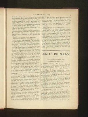 Comité Du Maroc.