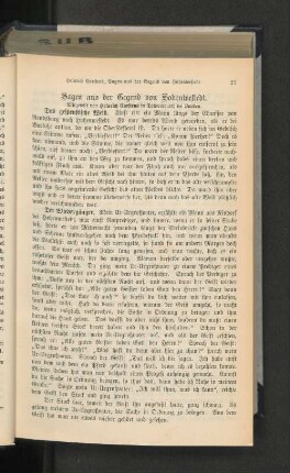 Sagen aus der Gegend von Hohenwestedt.