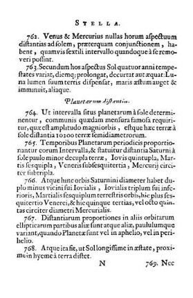 Planetarum distantia.