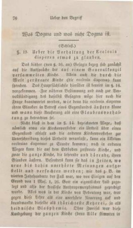 70-83 Was Dogma und was nicht Dogma ist (Schluß)