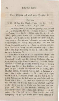 70-83 Was Dogma und was nicht Dogma ist (Schluß)