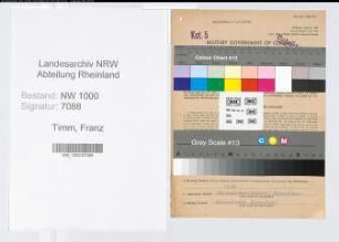 Entnazifizierung Franz Timm, geb. 09.10.1902 (Regierungsinspektor)