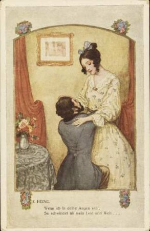 H. Heine. - Wenn ich in deine Augen seh', [...]