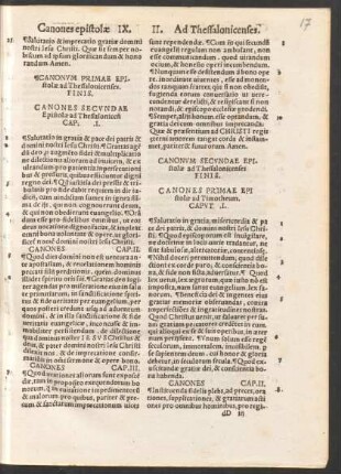 Canones Primae Epistolae ad Timotheum.