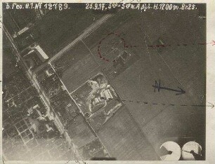 Flakbatterie bei Bahnhof Schwabing (1200 m)