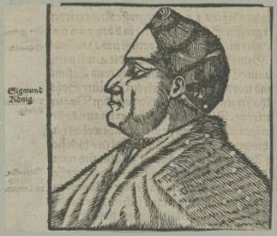 Bildnis des polnischen Königs Sigismund I., der Alte