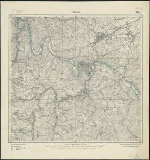 Meßtischblatt 2724 : Altena, 1926 : Altena. - Aufn. 1892, einz. Nachtr. 1926. - 1:25000. - [Berlin]: Reichsamt für Landesaufnahme, 1926. - 1 Kt.