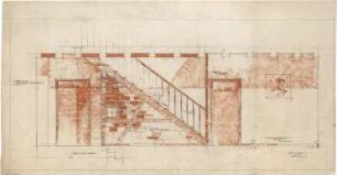 Gsaenger, Gustav; Grünwald bei München (Bayern), Herrenwiesstr.; Landhaus Franz Lurz - Dielentreppe EG (Ansicht)