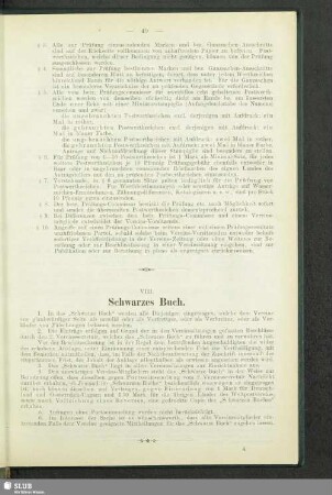 VIII. Schwarzes Buch