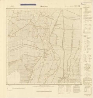 2219 (alte Nr.: 830) Ihlienworth, Meßtischblatt (4cm - Karte)