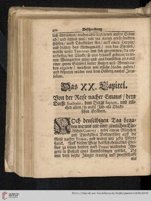 Das XX. Capitel