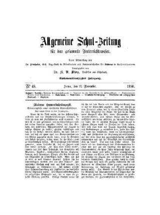 Moderne Gymnasialpädagogik. Stimmungsbild eines emeritirten Gymnasiallehrers. Aus einem Briefe an den Herausgeber