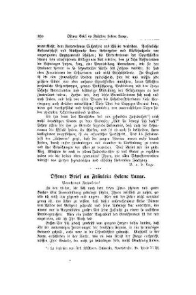 Offener Brief an Fräulein Helene Lange