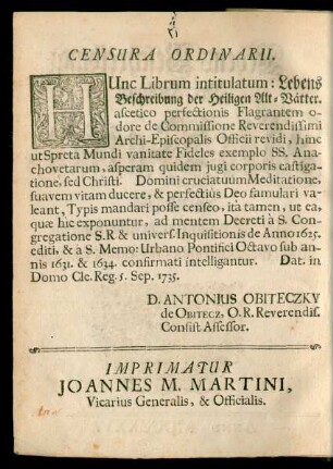 Censura Ordinarii