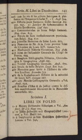 143-174, Scrinium I. - Scrinium K.