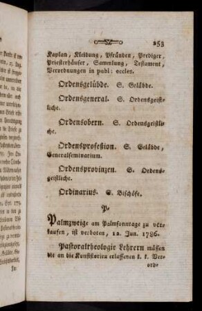 253-263, Palmzweige ...