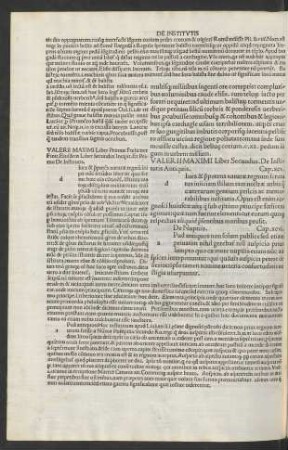 Valerii Maximi Liber Secundus.