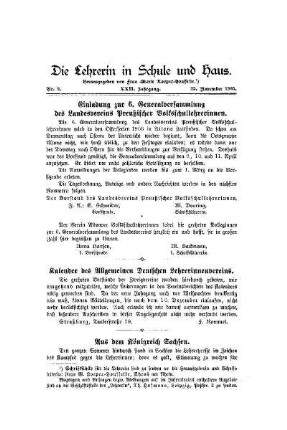 Kalender des Allgemeinen Deutschen Lehrerinnenvereins