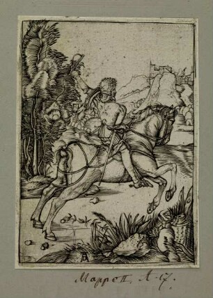 Galoppierender Reiter (Der kleine Kurier)