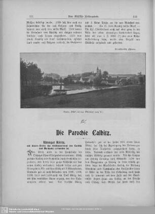 Die Parochie Calbitz