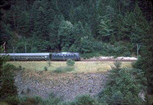 Badische Schwarzwaldbahn Niederwasser Lok Baureihe 110 D 371