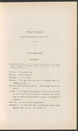 Facundo - (Conclusión) : Drama histórico en cuatro actos