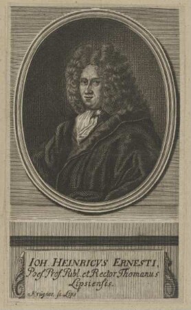 Bildnis des Ioh. Heinricvs Ernesti