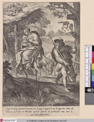 [Die heilige Familie auf der Flucht nach Ägypten]
