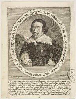 Christoph Bender, Senator in Frankfurt
