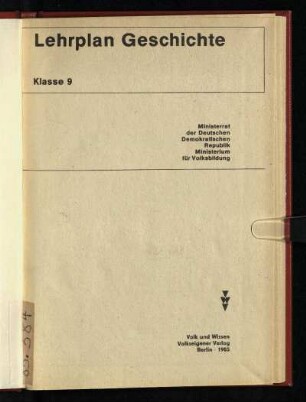1985: Klasse 9