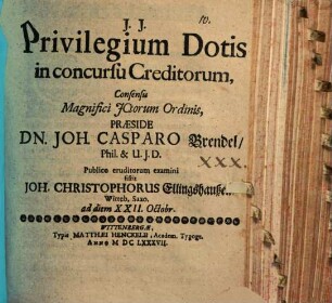 Privilegium dotis in concursu creditorum