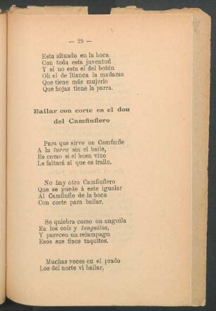 Bailar con corte es el don del camfinflero
