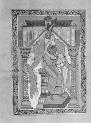 Evangeliar — Bild des Evangelisten Markus, Folio 44verso