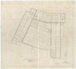 Gsaenger, Gustav; München; Stadtmuseum, Erweiterung - Erweiterung 2. Bauabschnitt (Grundriss Keller)