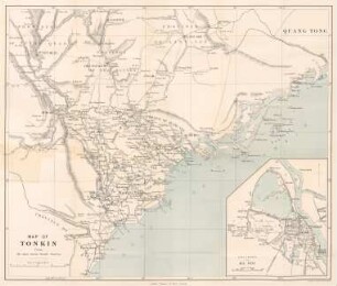 Map of Tonkin