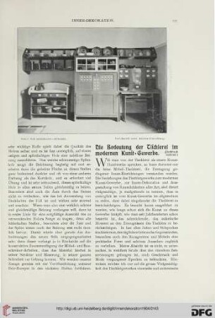 Die Bedeutung der Tischlerei im modernen Kunst-Gewerbe