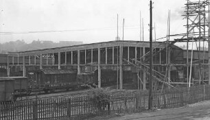 Stuttgart Nord AW Wagenhalle Güterwagen