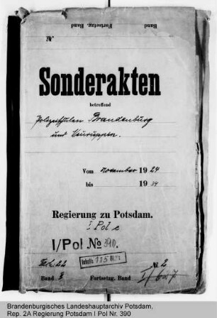 Polizeischulen in Brandenburg (Havel) und Neuruppin