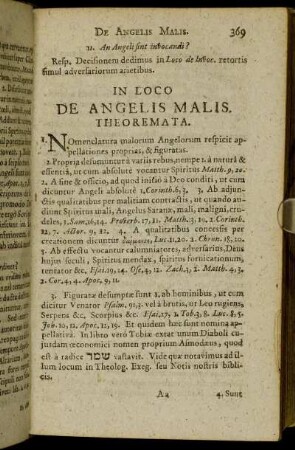 In Loco De Angelis Malis.