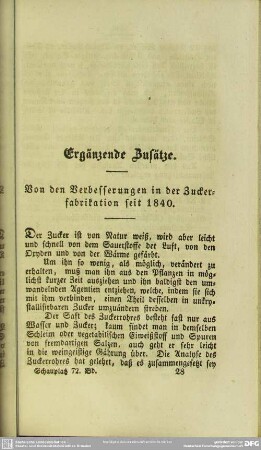 Ergänzende Ausätze