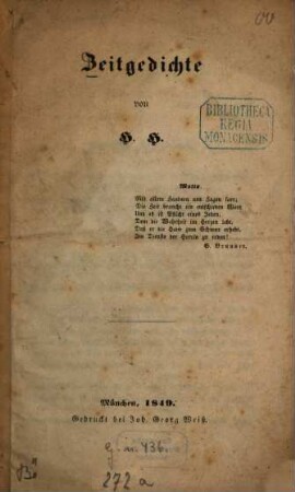 Zeitgedichte