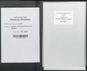 Bau und Reparatur der Brücken in der Grafschaft Ravensberg. Allgemein